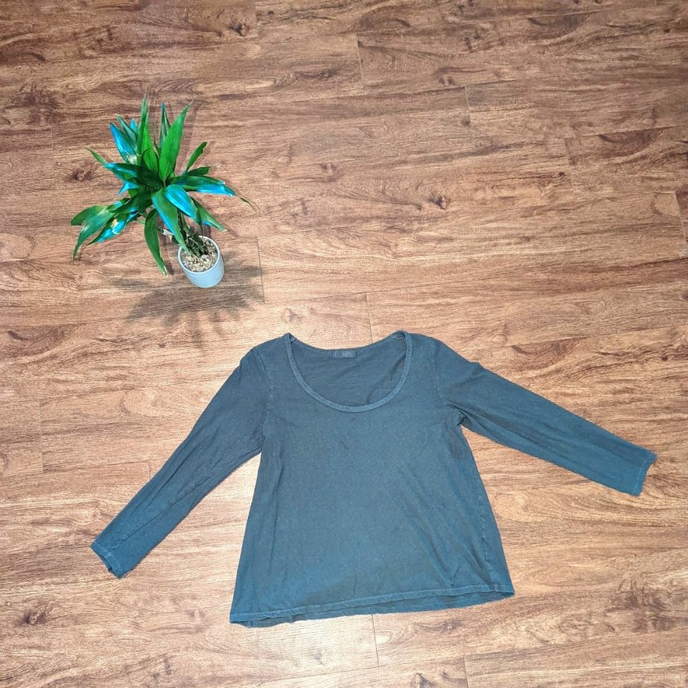 CP Shades Long Sleeve Gray Knit Shirt